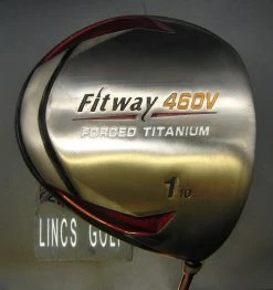 Fit Way 460V Forged Titanium 10° Driver Regular Graphite Shaft Fit Way Grip