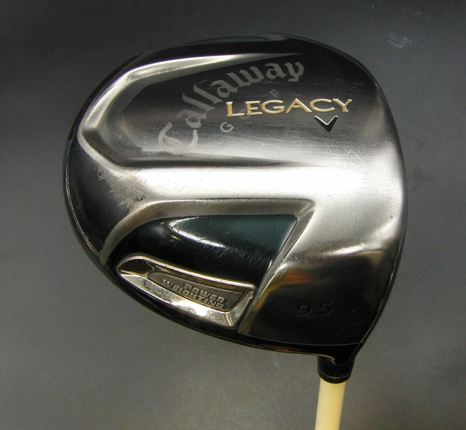 Callaway Legacy 9.5° Driver Stiff Graphite Shaft Golf Pride Grip 1 Callaway Legacy 9.5° Driver Stiff Graphite Shaft Golf Pride Grip