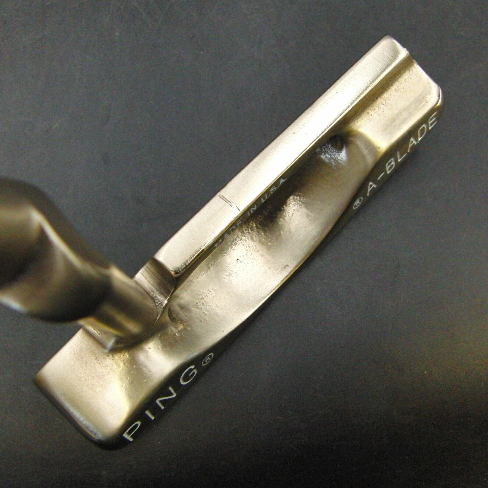 Refurbished & Paint Filled Ping A-Blade Karsten Putter 88.5cm Long Steel Shaft 4 Refurbished & Paint Filled Ping A-Blade Karsten Putter 88.5cm Long Steel Shaft - Image 4