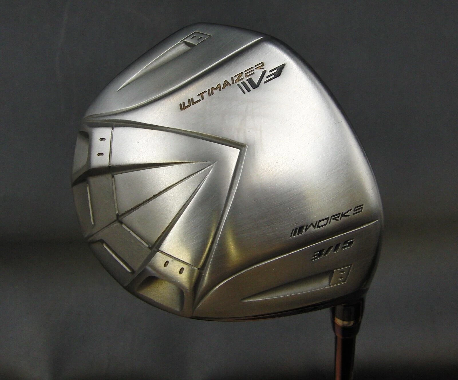 Japanese Works ULTIMAIZER V3 15° 3 Wood Stiff Graphite Shaft Works Grip 1 Japanese Works ULTIMAIZER V3 15° 3 Wood Stiff Graphite Shaft Works Grip