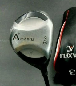 Maxfli A10 15° 3 Wood Regular Flex Graphite Shaft Maxfli Grip & Head Cover