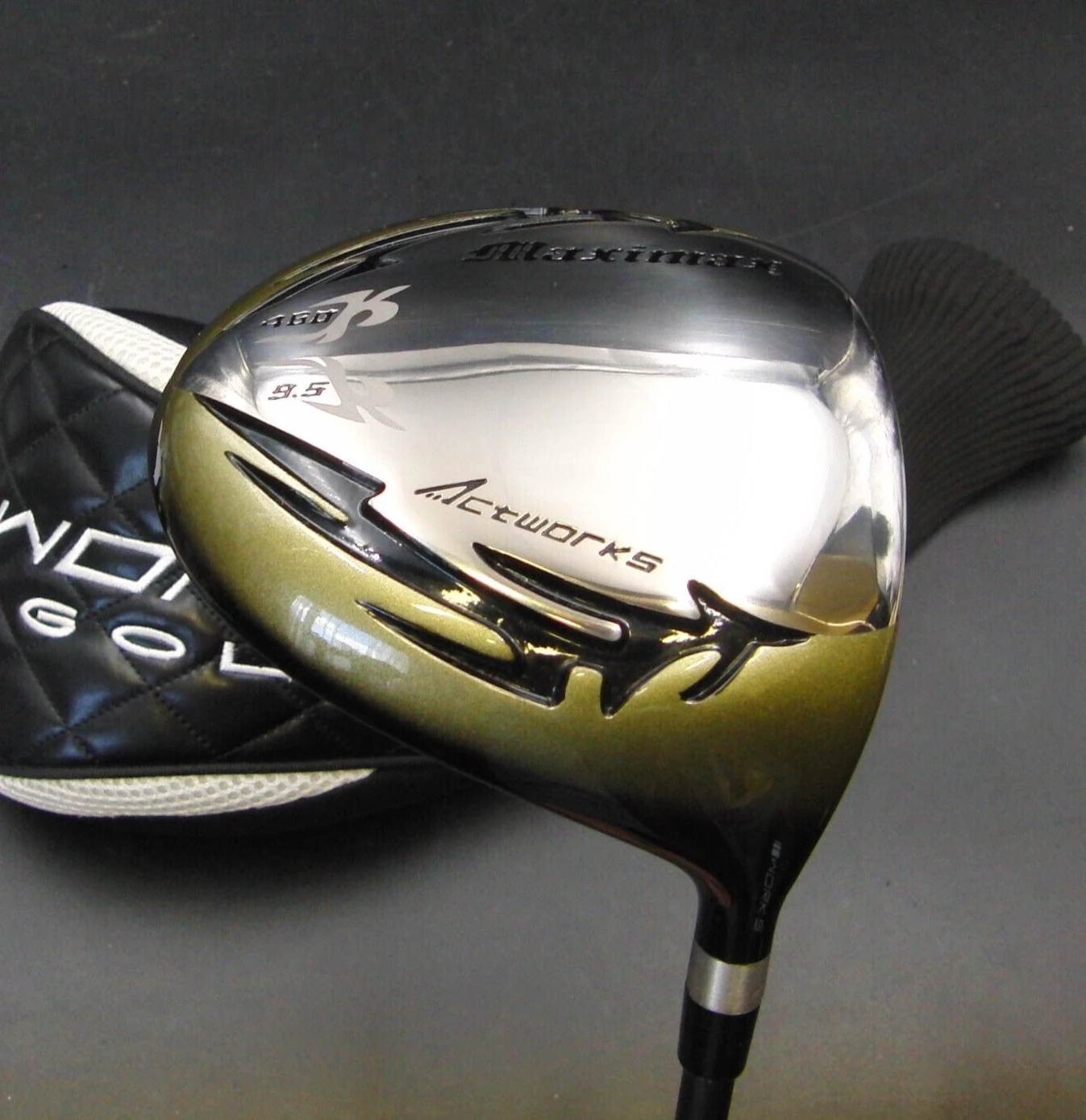 Maximax Actworks 9.5° Driver Stiff Graphite Shaft Actworks Grip & Head Cover 1 Maximax Actworks 9.5° Driver Stiff Graphite Shaft Actworks Grip & Head Cover