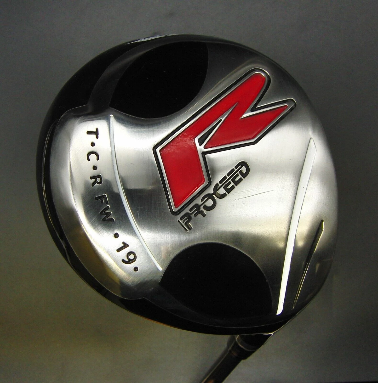 Japanese Justick Proceed R TCR FW 19° 5 Wood Stiff Graphite Shaft + Head Cover 2 Japanese Justick Proceed R TCR FW 19° 5 Wood Stiff Graphite Shaft + Head Cover - Image 2