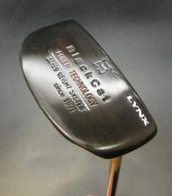 Vintage Lynx Black Cat Putter Steel Shaft 87.5cm Playing Length Lynx Grip