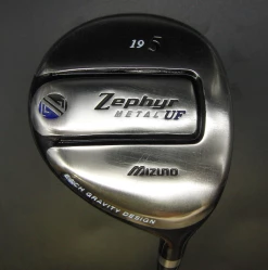 Mizuno Zephyr Metal UF 19° 5 Wood Regular Graphite Shaft Mizuno Grip