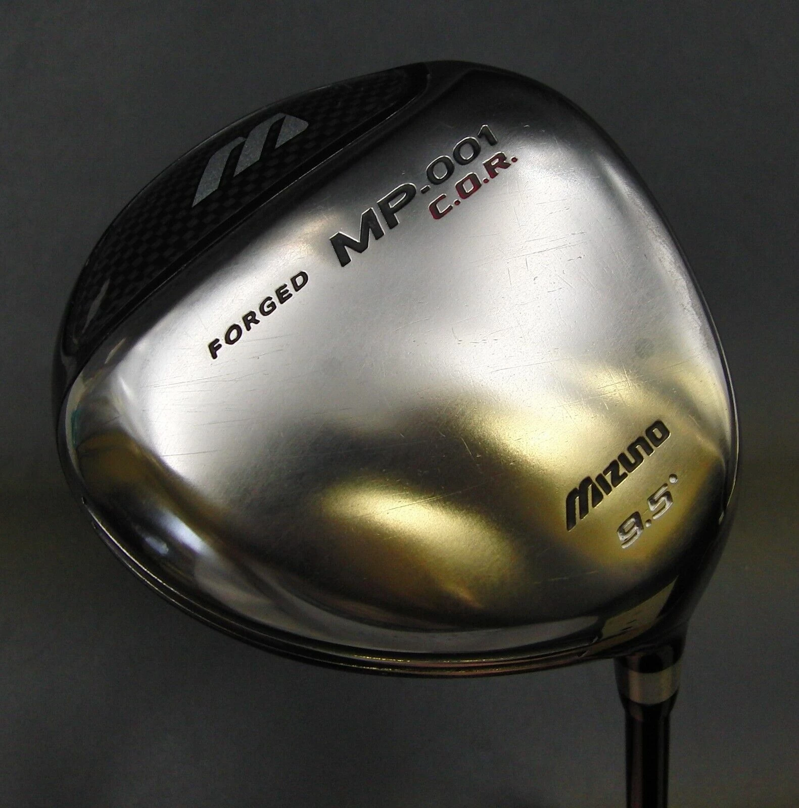 Mizuno MP-001 C.O.R. Forged 9.5° Driver Stiff Graphite Shaft Mizuno Grip 1 Mizuno MP-001 C.O.R. Forged 9.5° Driver Stiff Graphite Shaft Mizuno Grip