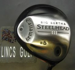 Callaway Big Bertha Steelhead III #5 Wood Regular Graphite Shaft Lamkin Grip
