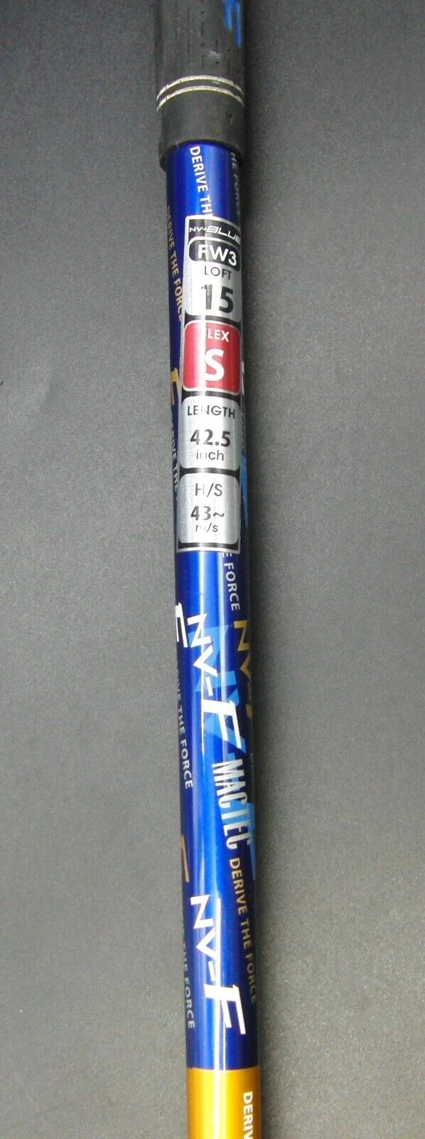 MacGregor MacTec NV-F FW 15º 3 Wood Stiff Graphite Shaft MacTec Grip 6 MacGregor MacTec NV-F FW 15º 3 Wood Stiff Graphite Shaft MacTec Grip - Image 6