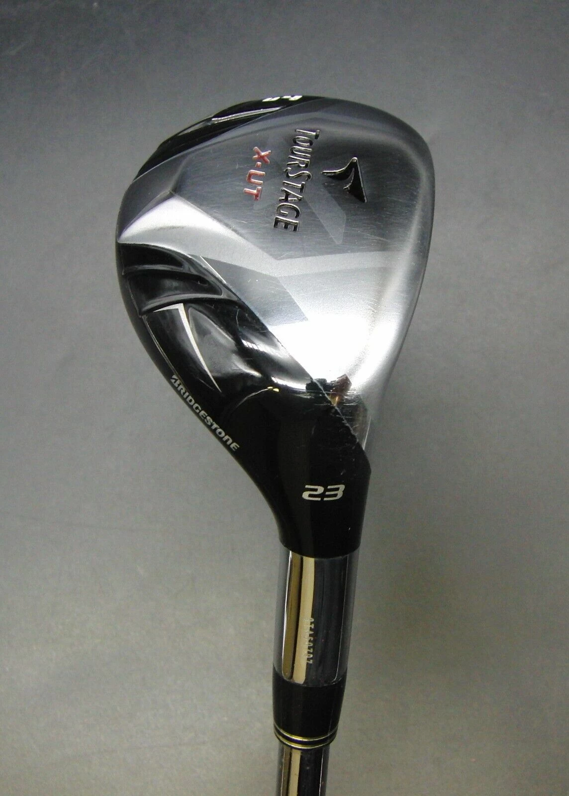 Bridgestone Tourstage X-UT 23° 4 Hybrid Stiff Steel Shaft Tourstage Grip 1 Bridgestone Tourstage X-UT 23° 4 Hybrid Stiff Steel Shaft Tourstage Grip