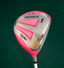 Honma Beres TW913 9° Driver Stiff Graphite Justin Rose Pink For Cancer Edition