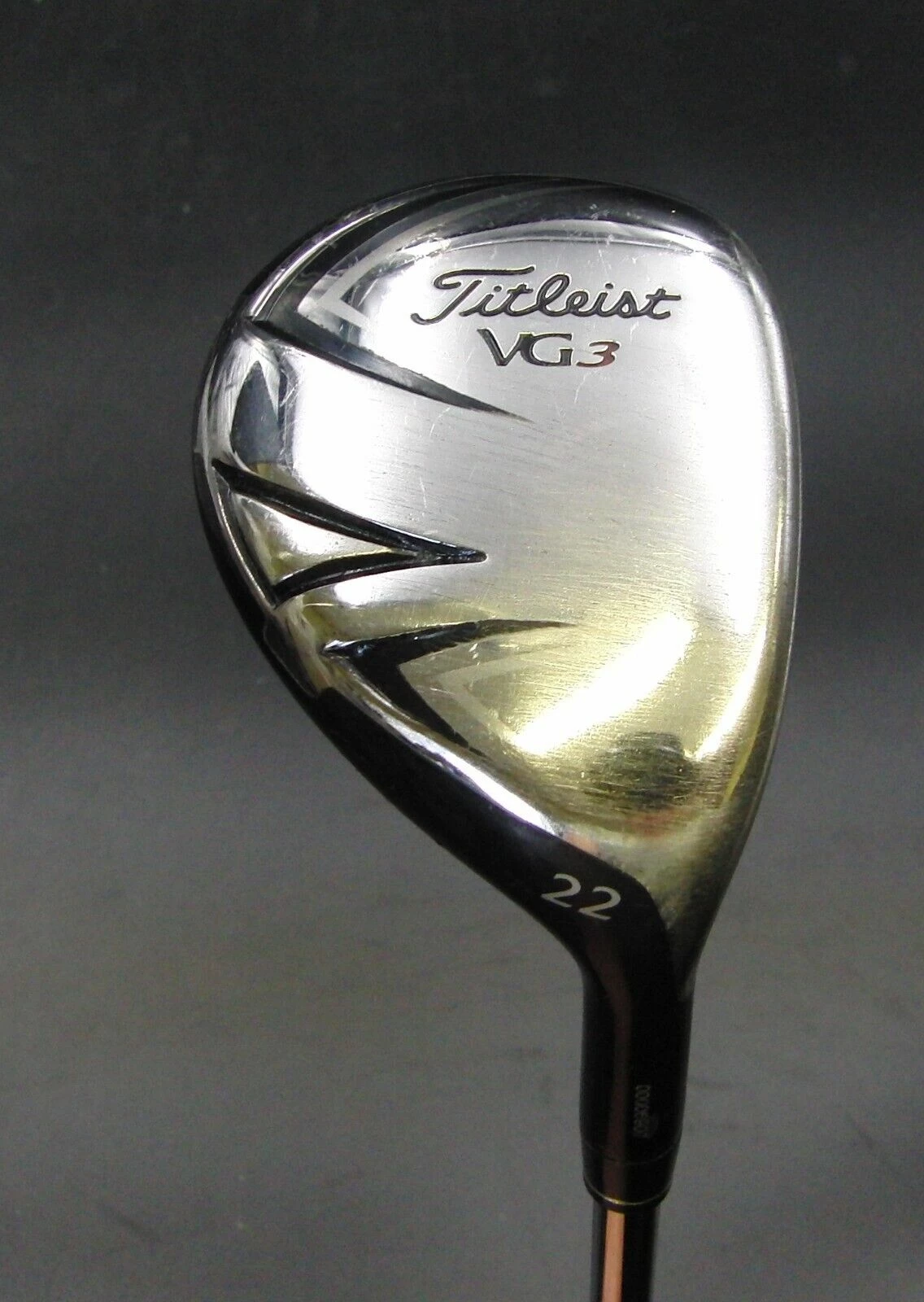 Titleist VG3 22° Hybrid Stiff Steel Shaft VG3 Grip 1 Titleist VG3 22° Hybrid Stiff Steel Shaft VG3 Grip