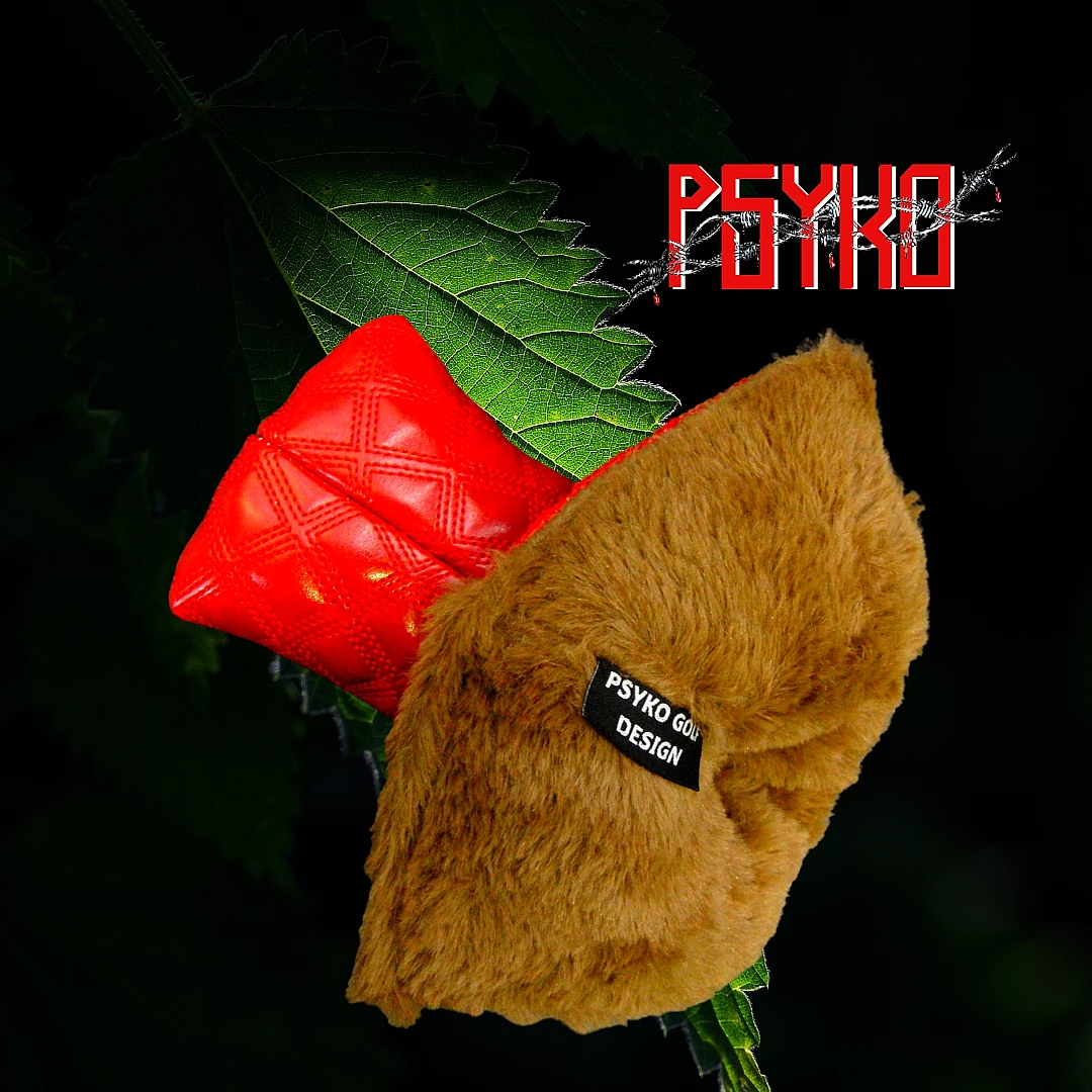 Luxury PSYKO GOLF Crocodile & Quilted Embroidered PU Leather Putter Head Cover 5 Luxury PSYKO GOLF Crocodile & Quilted Embroidered PU Leather Putter Head Cover - Image 5