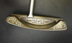 Refurbished & Paint Filled Ping Karsten Zing 5 Putter 84cm Long