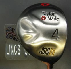 Vintage Taylormade Mid Tour II 4 Wood Regular Graphite Shaft Golf Pride Grip
