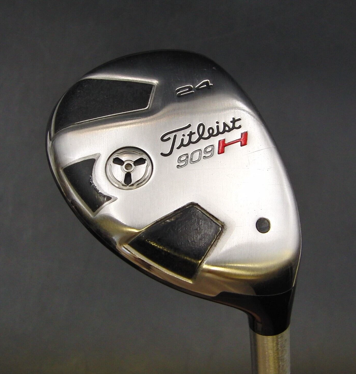 Titleist 909H 24° Hybrid Stiff Steel Shaft No1 Grip 1 Titleist 909H 24° Hybrid Stiff Steel Shaft No1 Grip