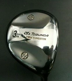 Japanese Tobunda Twin Tungsten 15° 3 Wood Seniors Flex Graphite Shaft