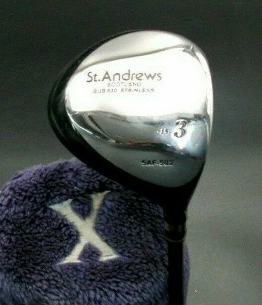 St. Andrews St Andrews SAF-502 3 Wood 15° Regular Graphite Shaft St Andrews Grip & H/Cover 1 St. Andrews St Andrews SAF-502 3 Wood 15° Regular Graphite Shaft St Andrews Grip & H/Cover