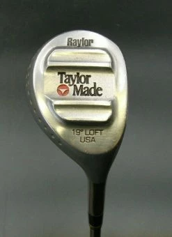 Vintage TaylorMade RAYLOR 19° Hybrid Wood Regular Steel Shaft & Head Cover -Clubs Shop 32 a82388c1 08fe 4a09 8ce4 a79cc9be55d1