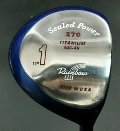 Japanese Rainbow Sealed Power 11° 1 Wood Regular Graphite Shaft Golf Pride Grip