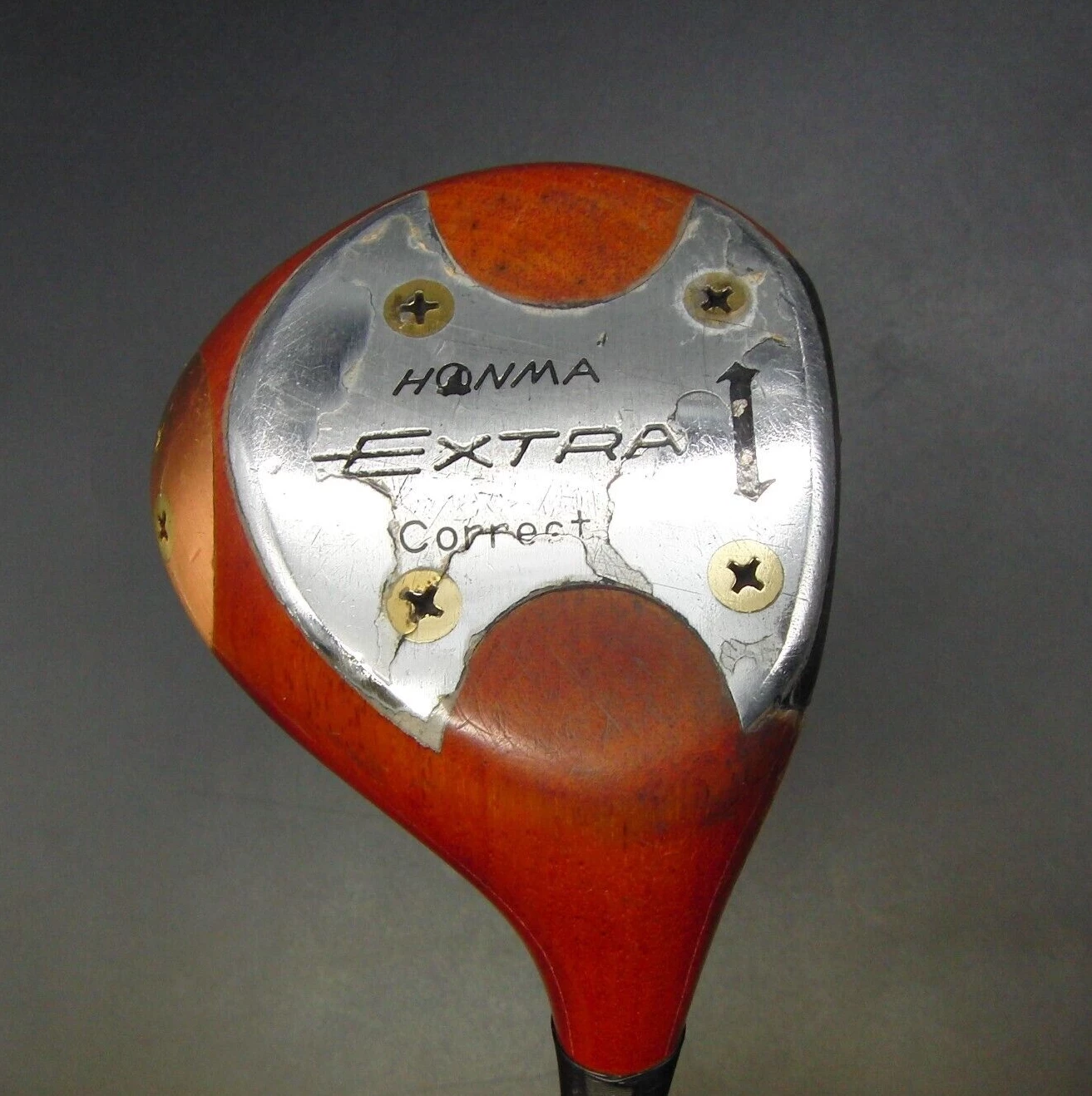 Vintage Japanese Honma Super Extra Correct Wood Stiff Graphite Shaft Honma Grip 1 Vintage Japanese Honma Super Extra Correct Wood Stiff Graphite Shaft Honma Grip