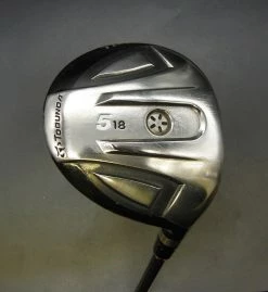 Japanese Tobunda Try Fit 18° 5 Wood Stiff Graphite Shaft Golf Pride Grip