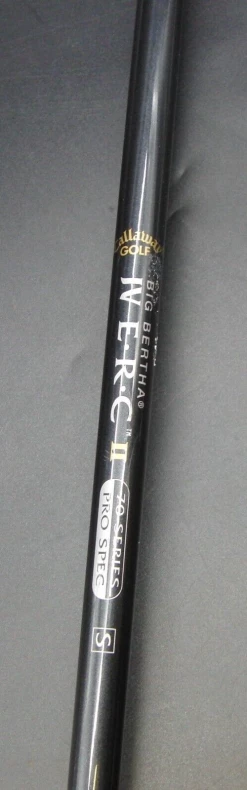 Callaway Big Bertha E.R.C II 9.5° Pro Spec Driver Stiff Graphite Shaft -Clubs Shop 32 c6f99a1e 9194 4e3e afa3 3fcf0b7e25a8