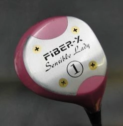 Fiber X Ladies Vintage Japanese Fiber-X Sensible Lady Driver Ladies Graphite Shaft