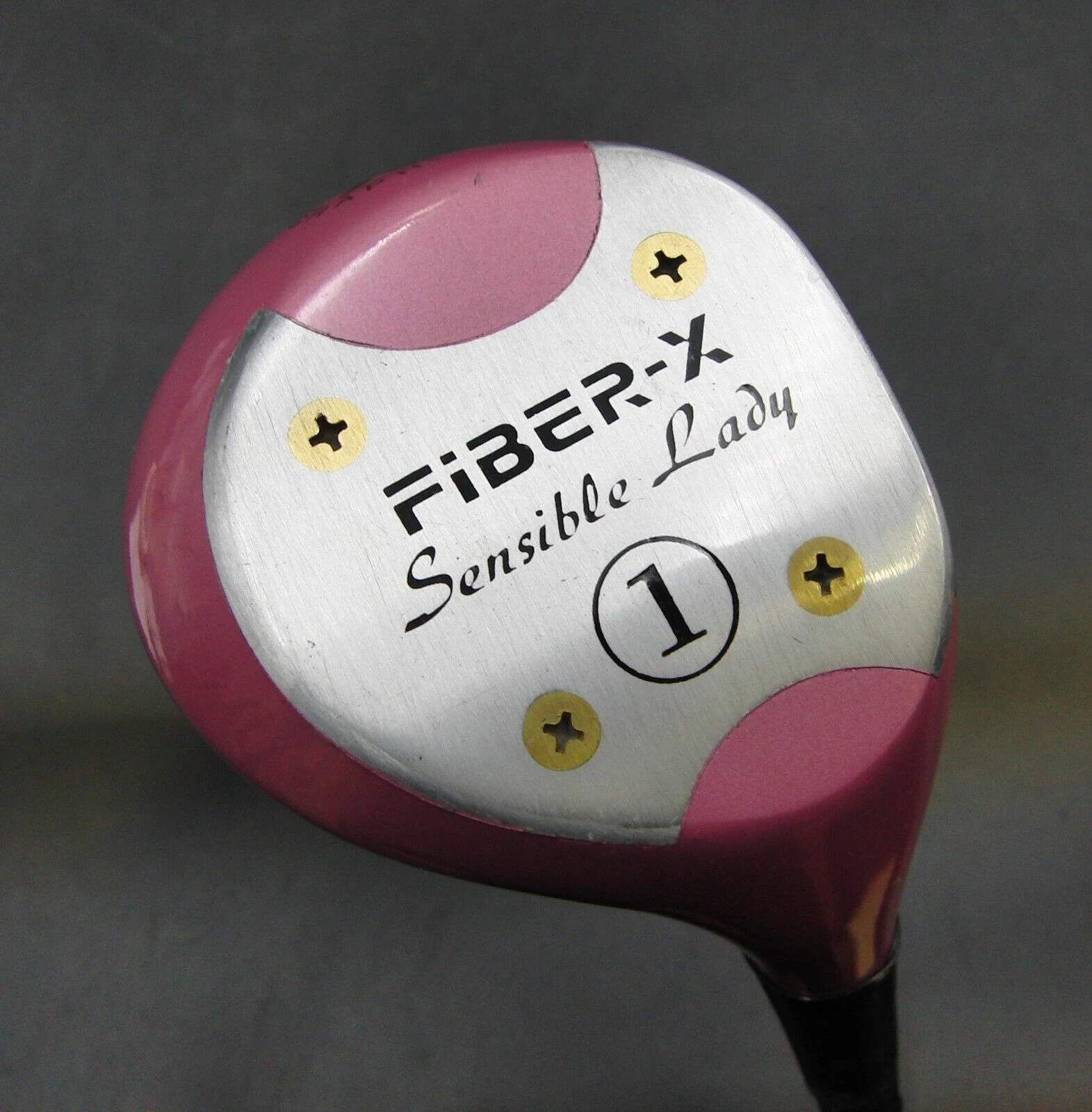 Fiber X Ladies Vintage Japanese Fiber-X Sensible Lady Driver Ladies Graphite Shaft 1 Fiber X Ladies Vintage Japanese Fiber-X Sensible Lady Driver Ladies Graphite Shaft