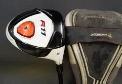 Taylormade R11 ASP 9° Driver Stiff Graphite Shaft Golf Pride Grip + Head Cover