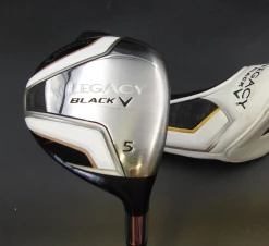 Callaway Legacy Black V 5 Wood Stiff Graphite Shaft Golf Pride Grip C/way HC