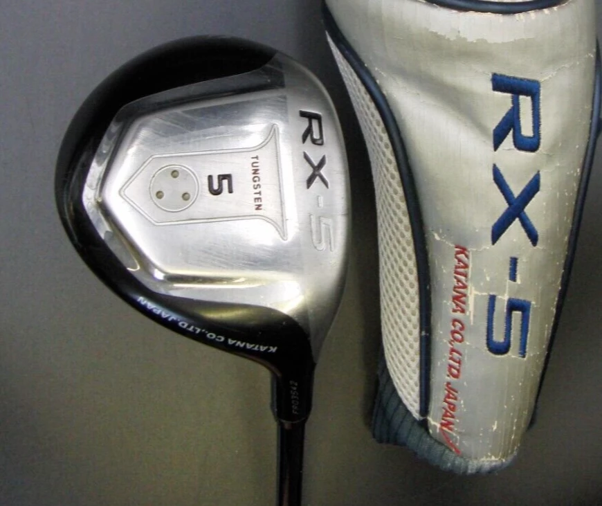 Japanese Katana RX 5 Wood Regular Graphite Shaft Sword Grip With Head Cover 1 Japanese Katana RX 5 Wood Regular Graphite Shaft Sword Grip With Head Cover