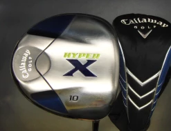 Callaway Hyper X 10° Driver Regular Graphite Shaft Long Hiu Grip + Head Cover