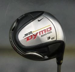 Nike SQ Dymo Quad Keel 15° 3 Wood Stiff Graphite Shaft Nike Grip