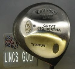 Callaway War Bird Great Big Bertha 10° Driver Stiff Graphite Shaft Callaway Grip