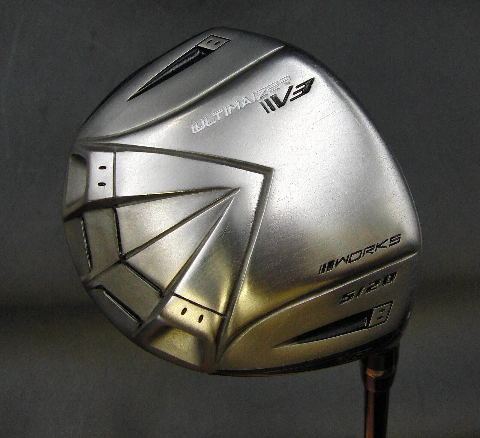 Japanese Works Ultimaizer V3 20° 5 Wood Stiff Graphite Shaft Works Grip 1 Japanese Works Ultimaizer V3 20° 5 Wood Stiff Graphite Shaft Works Grip