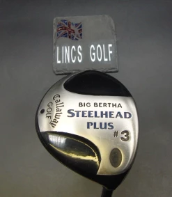 Callaway Big Bertha Steelhead Plus 3 Wood Regular Graphite Shaft C/way Grip + HC