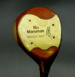 Vintage Maruman Creative Golf 4 Wood Regular Steel Shaft Maruman Grip