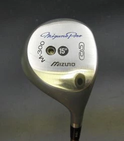 Vintage Mizuno Pro M-300 15° 3 Wood Extra Stiff Graphite Shaft Mizuno Grip