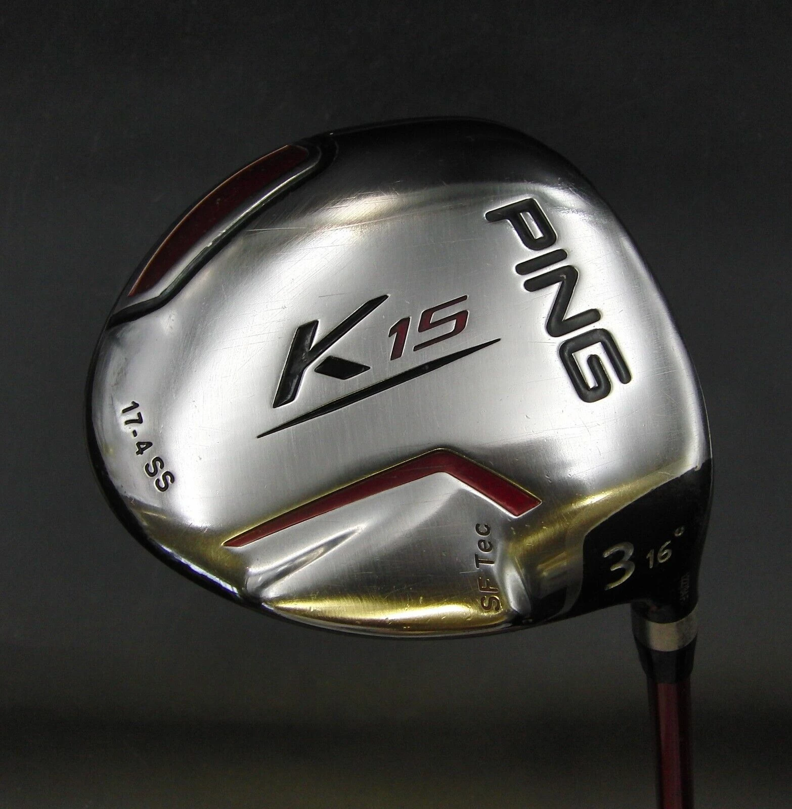 Ping K15 SF Tec 16º 3 Wood Regular Graphite Shaft Ping Grip 1 Ping K15 SF Tec 16º 3 Wood Regular Graphite Shaft Ping Grip