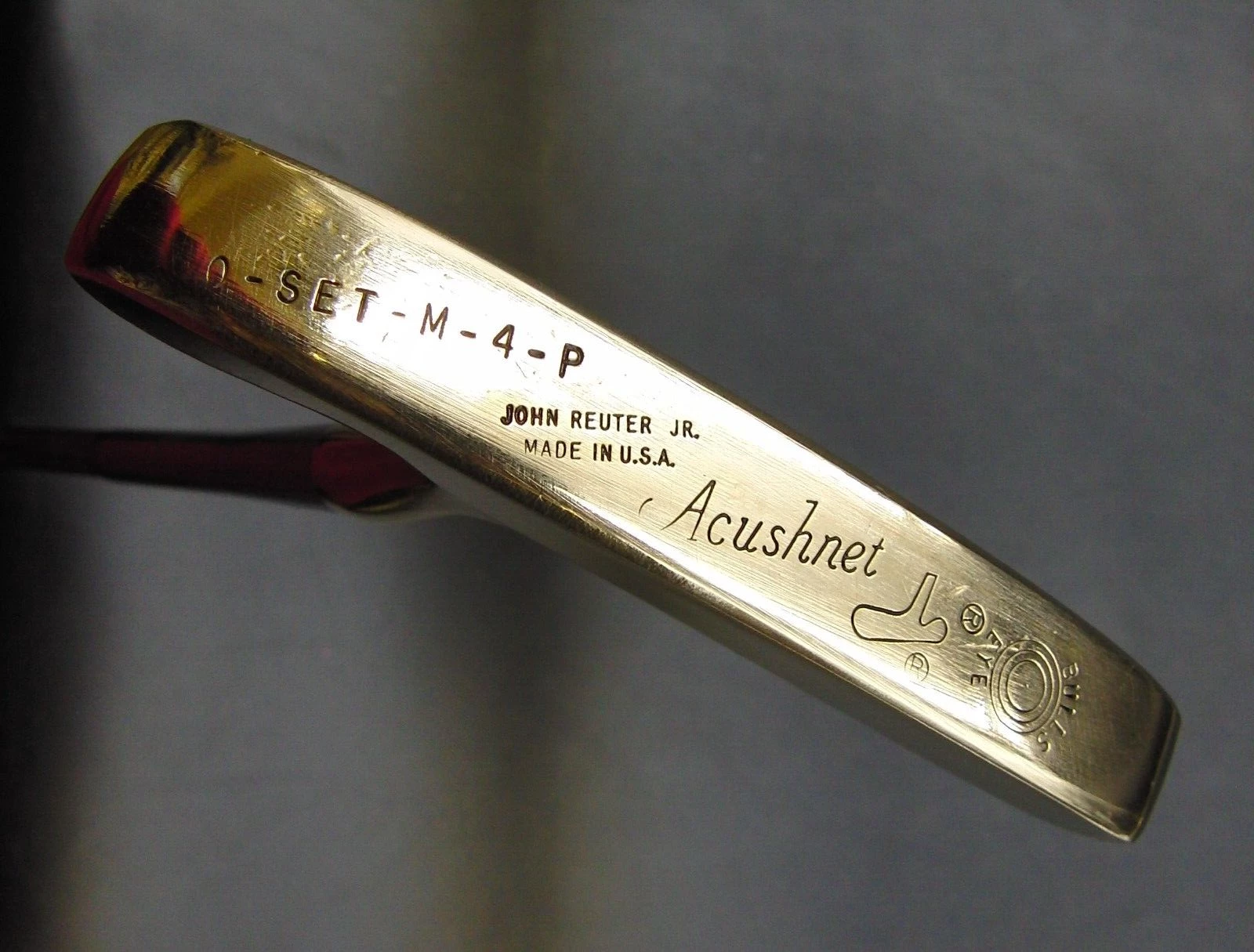 Titleist Acushnet M4P Ambidextrous John Reuter Putter Steel Shaft 86.5cm Length 1 Titleist Acushnet M4P Ambidextrous John Reuter Putter Steel Shaft 86.5cm Length