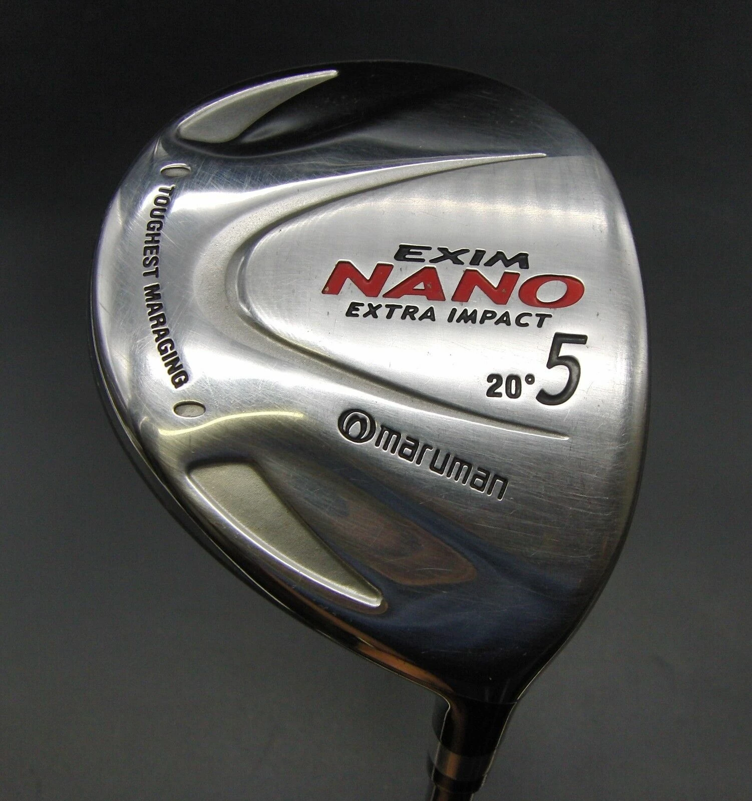 Maruman Toughest Maraging Exim Nano 20° 5 Wood Regular Graphite Shaft Exim Grip 6 Maruman Toughest Maraging Exim Nano 20° 5 Wood Regular Graphite Shaft Exim Grip - Image 6