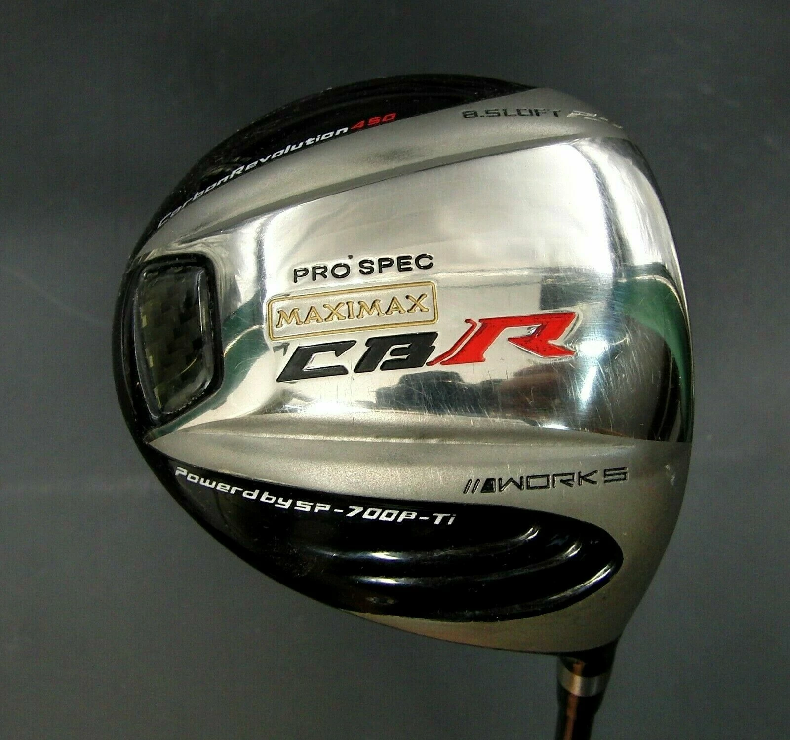 Japanese MaxiMax CBR ProSpec 450 Driver Regular Graphite Shaft Golf Pride Grip 6 Japanese MaxiMax CBR ProSpec 450 Driver Regular Graphite Shaft Golf Pride Grip - Image 6
