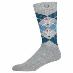 FootJoy ProDry Fashion Crew Mens Socks -Clubs Shop 85163 LTGREY992
