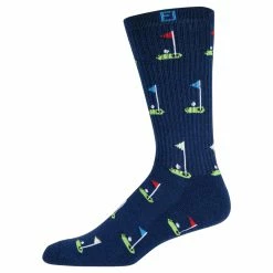 FootJoy ProDry Fashion Crew Mens Socks -Clubs Shop 85163 NAVY999