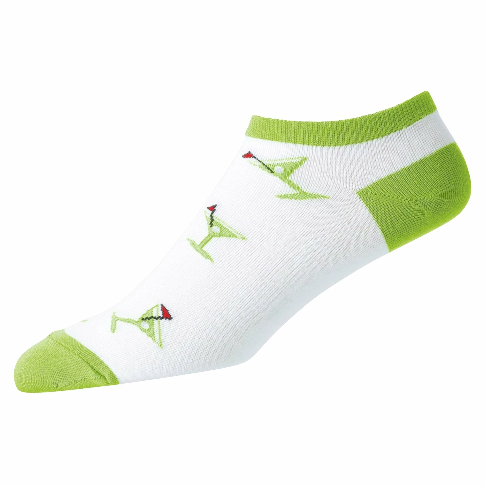 FootJoy ComfortSof Martini Print Womens Low Cut Socks 3 FootJoy ComfortSof Martini Print Womens Low Cut Socks - Image 3