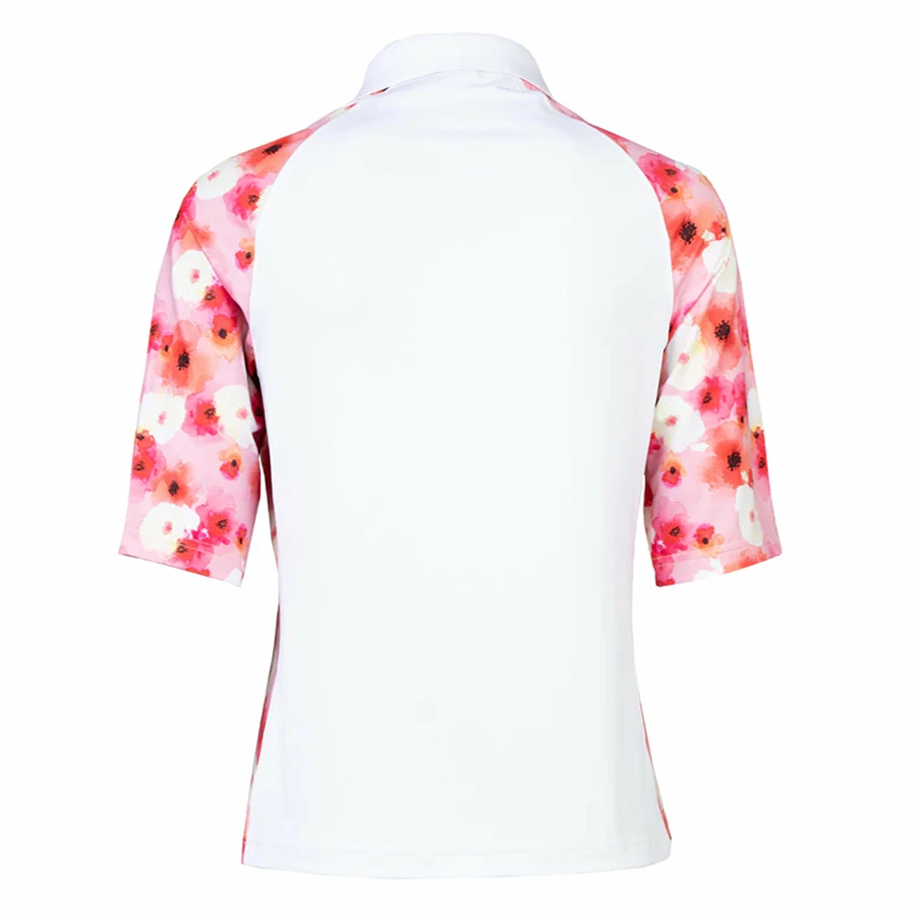 Daily Sports Tori Blush Womens Half Sleeve Golf Polo 2 Daily Sports Tori Blush Womens Half Sleeve Golf Polo - Image 2
