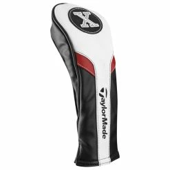 TaylorMade Golf Headcovers | White/Black/Red -Clubs Shop B15877 zoom D