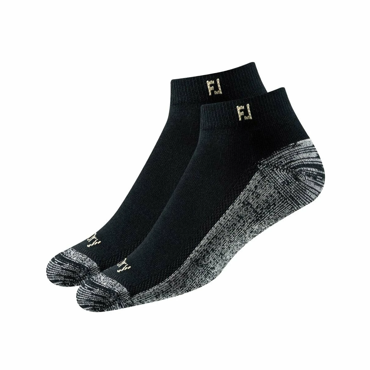 FootJoy ProDry Low Cut 2 Pack Black Mens Golf Socks 1 FootJoy ProDry Low Cut 2 Pack Black Mens Golf Socks