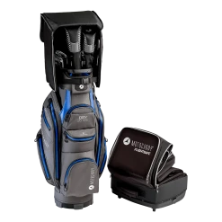 Motocaddy Flight Safe Golf Travel Cover -Clubs Shop FlightSafe CaseonBagOpen