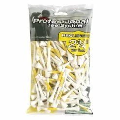 Clarkes Golf Pride Golf Tees Bumper Pack Yellow 100